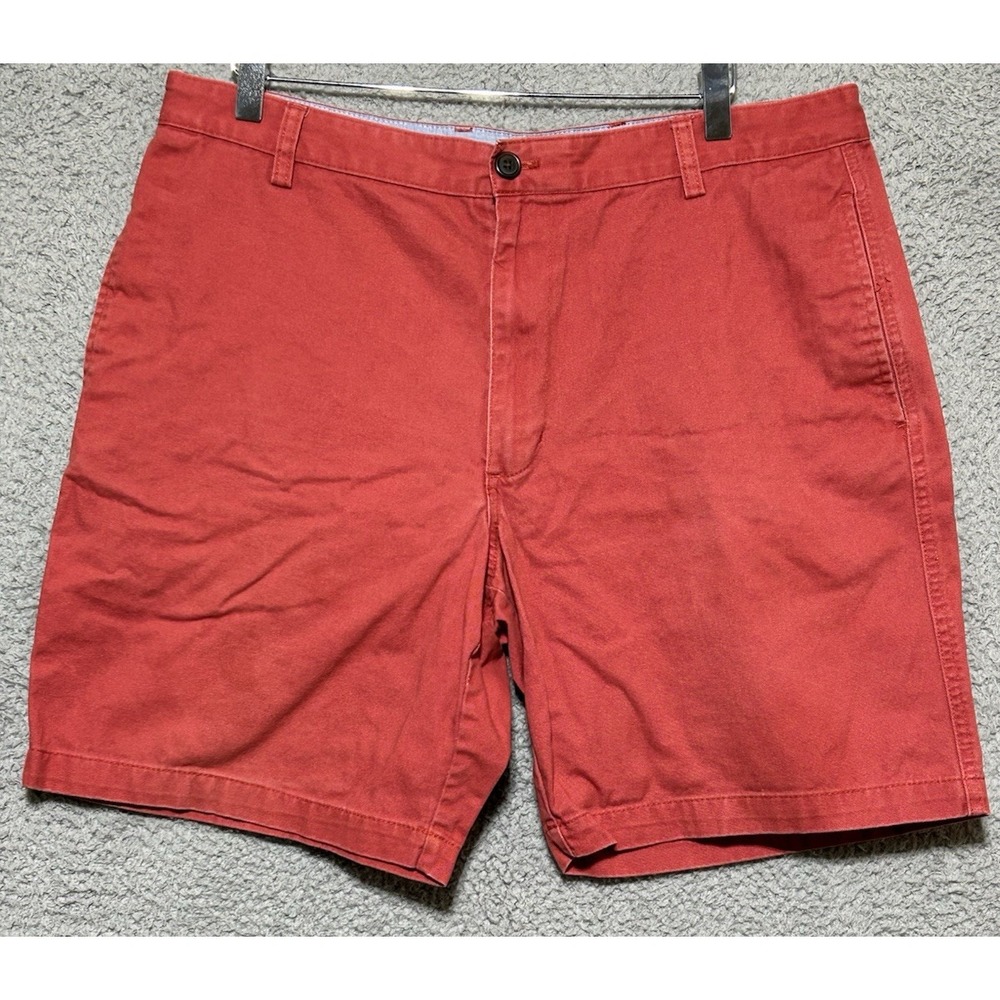 Chaps Chino Shorts Mens 36 Red Cotton Preppy Golfcore‎ Resortwear Casual Summer